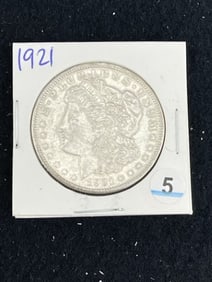 1921 Morgan Silver Dollar Coin