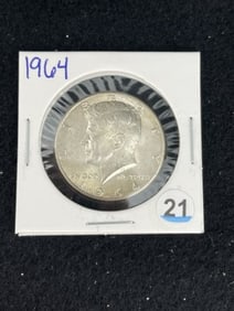 1964 Kennedy Half Dollar Silver Coin
