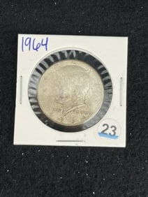 1964 Kennedy Half Dollar Silver Coin