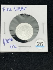 1/10th Fine Silver Coin