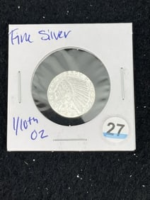 1/10th Fine Silver Coin