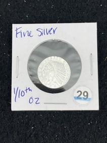 1/10th Fine Silver Coin
