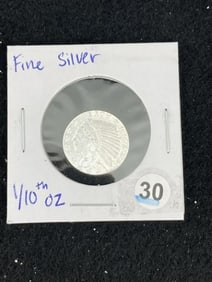 1/10th Fine Silver Coin