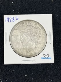 1923 Peace Silver Dollar Coin