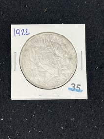 1922 Peace Silver Dollar Coin