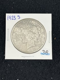 1923 S Peace Silver Dollar Coin