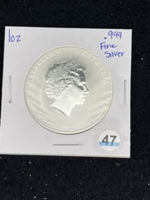 2011 Queen Elizabeth Australia One Ounce Fine Silver Coin