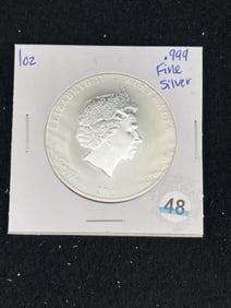 2011 Queen Elizabeth Australia One Ounce Fine Silver Coin