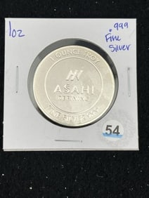 One Ounce .999 Fine Silver Coin