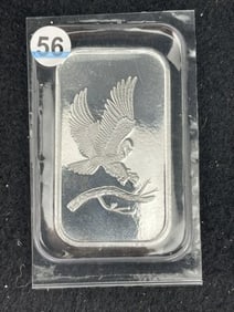 One Troy Ounce .999 Fine Silver Bar