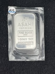 One Troy Ounce .999 Fine Silver Bar