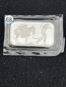 One Troy Ounce .999 Fine Silver Bar