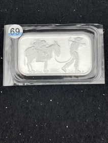 One Troy Ounce .999 Fine Silver Bar