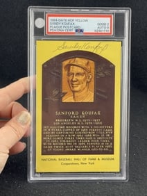 1964 Sandy Koufax Hand Signed Authentic Autograph