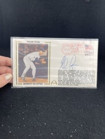 Nolan Ryan Hand Signed Authentic Autograph