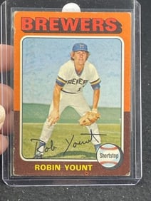 1975 Topps Robin Yount Rookie Baseball Card