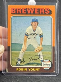 1975 Topps Robin Yount Rookie Baseball Card