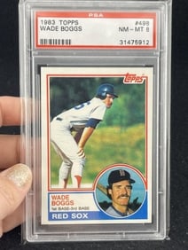 1983 Topps Wade Boggs Baseball Card