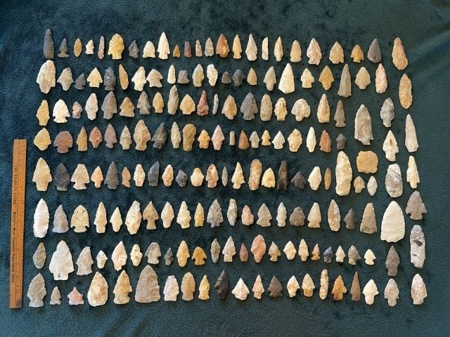 Group of Exceptionally Nice Arrowheads from Arkansas Collection Indian Artifact Arrowhead (1 of 11)