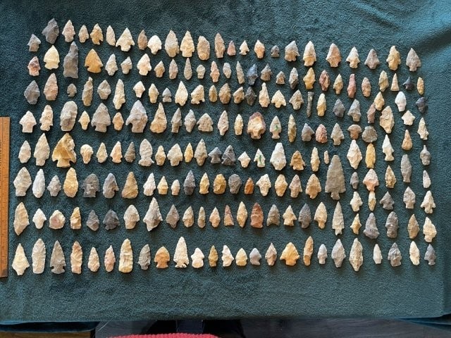Group of Exceptionally Nice Arrowheads from Arkansas Collection Indian Artifact Arrowhead (1 of 13)