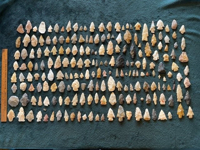 Group of Exceptionally Nice Arrowheads from Arkansas Collection Indian Artifact Arrowhead (1 of 11)