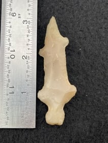 2 & 7/8" Flint Lizard Indian Artifact Arrowhead