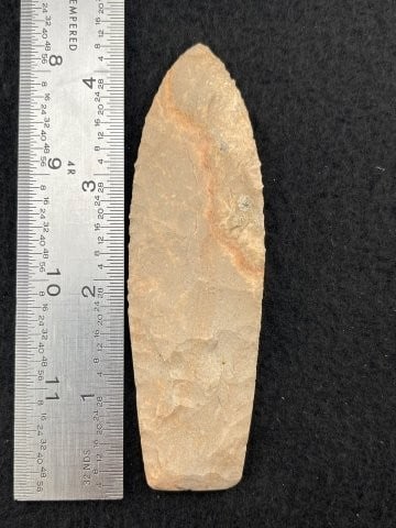 4 & 1/8" Agate Basin Indian Artifact Arrowhead (1 of 4)