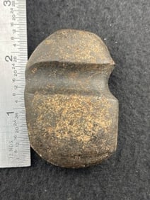 Miniature Grooved Axe Indian Artifact Arrowhead