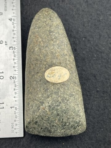 Celt Indian Artifact Arrowhead: KEY WORDS: INDIAN ARTIFACT ARTIFACTS ARROWHEAD ARROWHEADS NATIVE AMERICAN MISSISSIPPIAN QUAPAW CADDO POTTERY COINS MORGAN DOLLAR PEACE DOLLAR SILVER COINS. All coins have been Sigma tested for authent