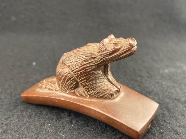 Beaver Effigy Stone Pipe Indian Artifact Arrowhead (1 of 7)