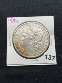 1896 Morgan Silver Dollar Coin