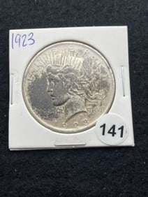 1923 Peace Silver Dollar Coin
