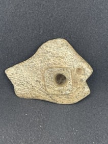 Fish Effigy Stone Pipe Indian Artifact Arrowhead
