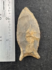 Dalton Indian Artifact Arrowhead