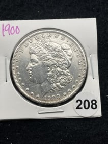 1900 Morgan Silver Dollar Coin