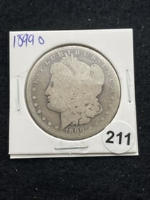 1899 O Morgan Silver Dollar Coin