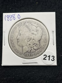 1888 O Morgan Silver Dollar Coin