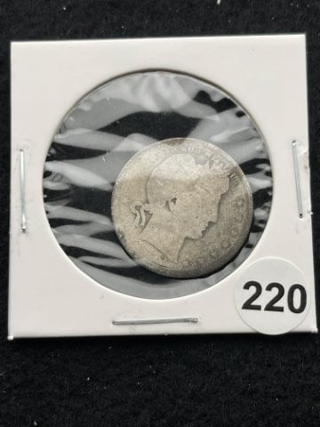Barber Quarter Coin: KEY WORDS: INDIAN ARTIFACT ARTIFACTS ARROWHEAD ARROWHEADS NATIVE AMERICAN MISSISSIPPIAN QUAPAW CADDO POTTERY COINS MORGAN DOLLAR PEACE DOLLAR SILVER COINS. All coins have been Sigma tested for authent