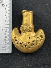 Tumbaga Tairona Gold Figurine UNKNOWN MATERIAL