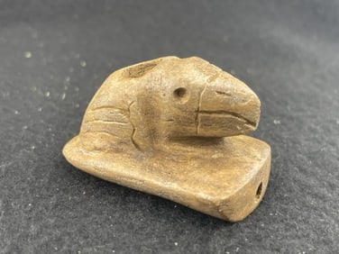 Bird Effigy Hopewell Pipe Indian Artifact Arrowhead