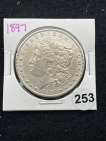 1897 Morgan Silver Dollar Coin
