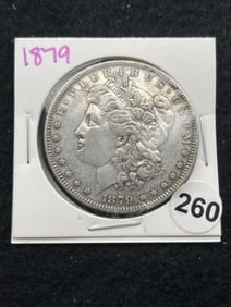 1879 Morgan Silver Dollar Coin