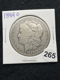 1889 O Morgan Silver Dollar Coin