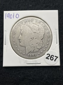 1901 O Morgan Silver Dollar Coin
