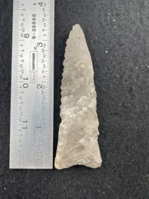 Dalton Indian Artifact Arrowhead