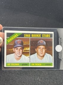 1966 Rookie Stars Joe Coleman & Jim French Baseball Card