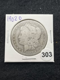 1902 O Morgan Silver Dollar Coin