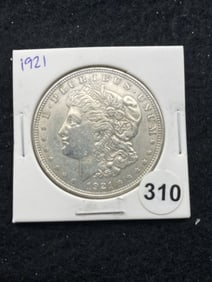 1921 Morgan Silver Dollar Coin