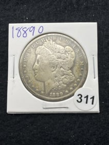 1889 O Morgan Silver Dollar Coin
