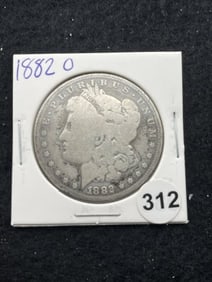 1882 O Morgan Silver Dollar Coin